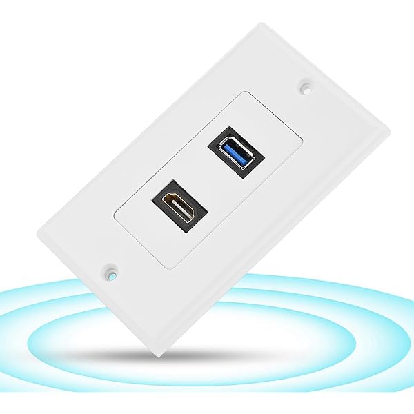 Amazon.co.jp: Zerone コンセント HDMI USB3.0 ウォールプレート 壁